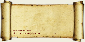 Ignjatije Zakić vizit kartica